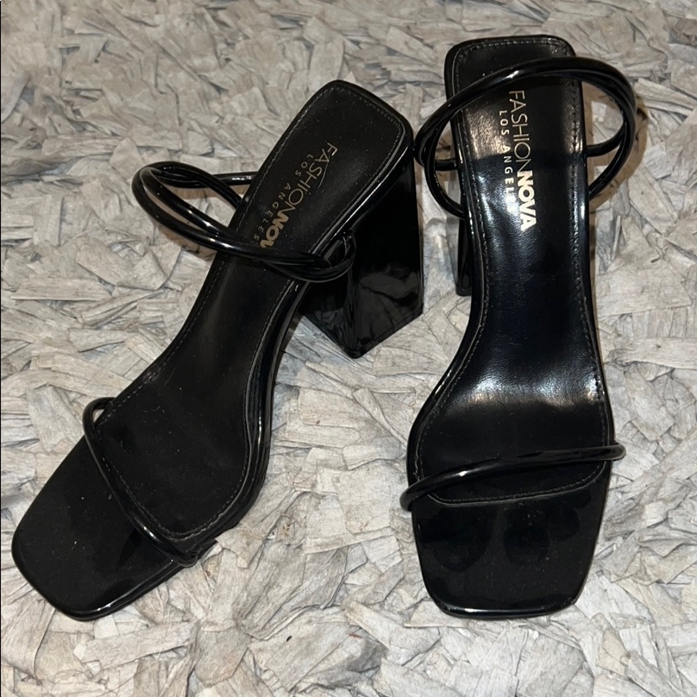 Fashion Nova Square Toe mules